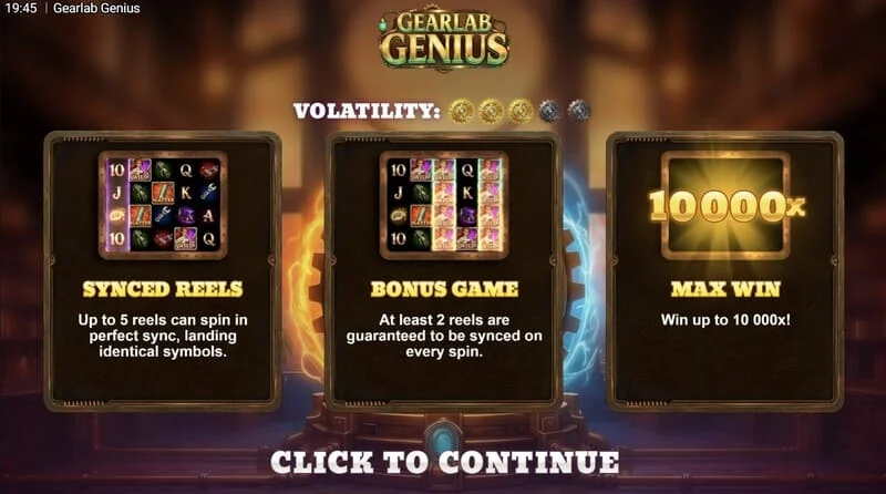 Gearlab Genius - rotiri gratuite Spark of Genius